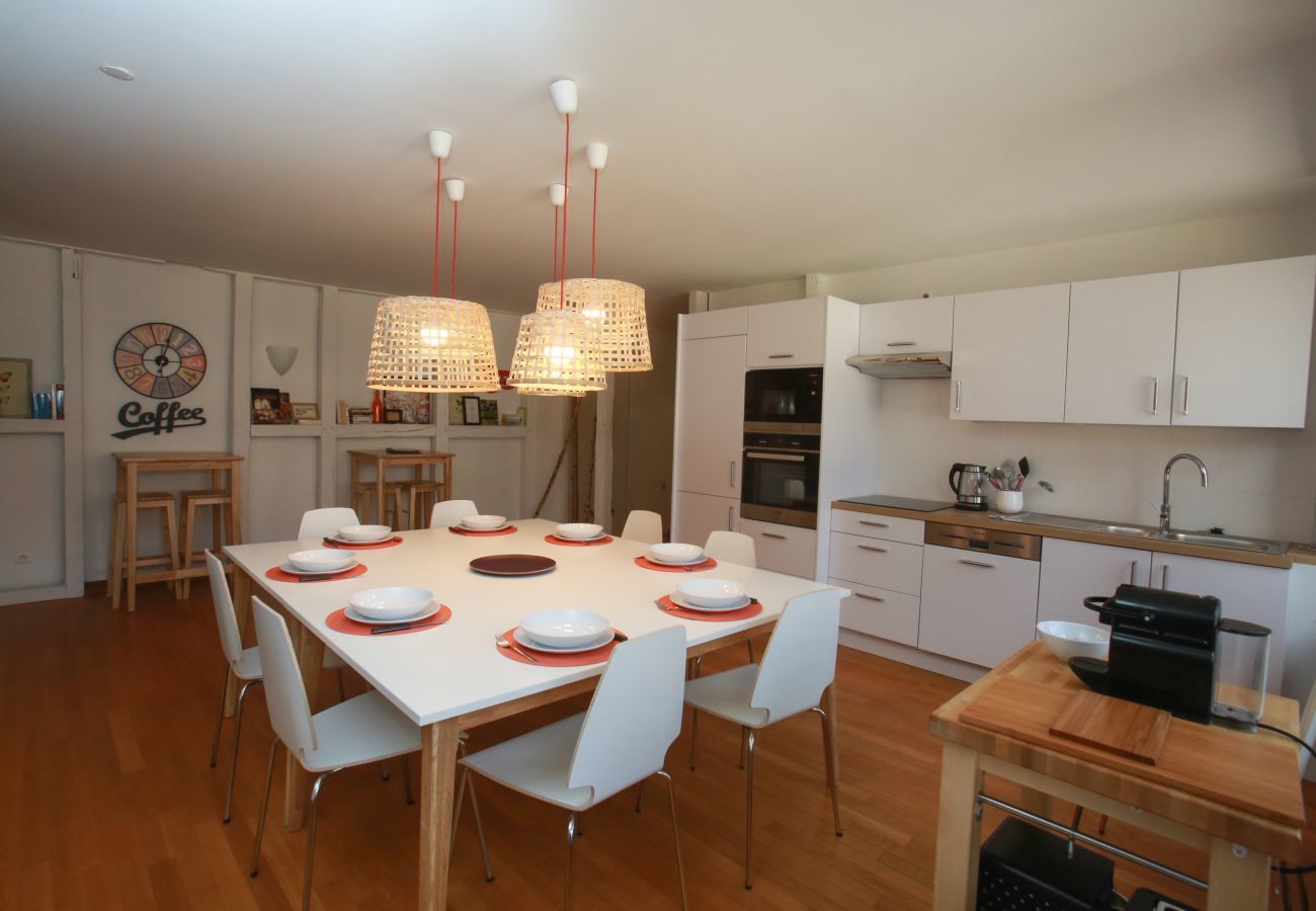 Ferienwohnung in Colmar - bloch duplex 165m2 city center 4br3bth