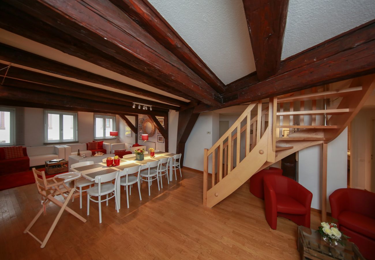 Ferienwohnung in Colmar - herzog duplex ac 160m2 city center 5br 3bth