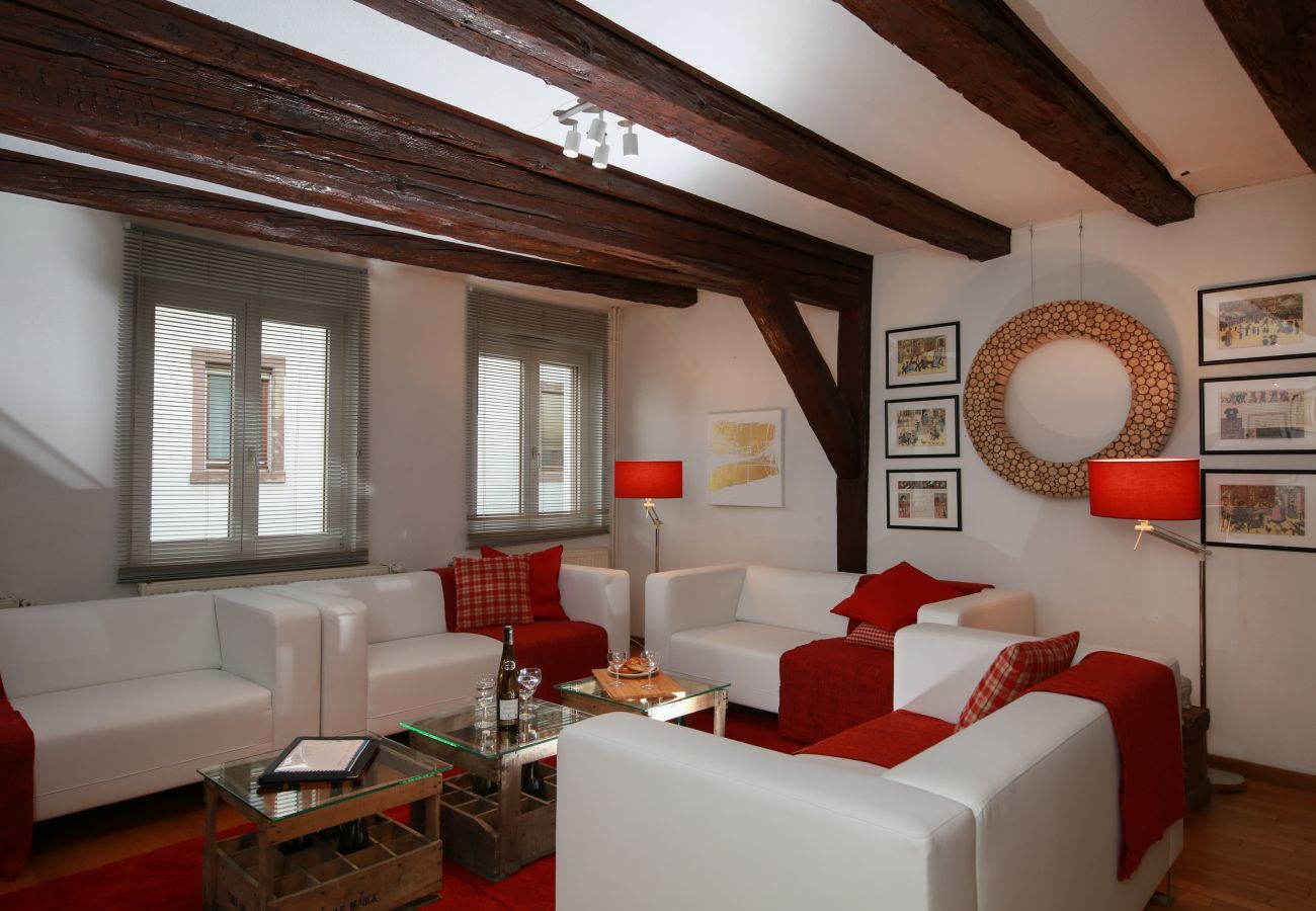 Ferienwohnung in Colmar - herzog duplex ac 160m2 city center 5br 3bth