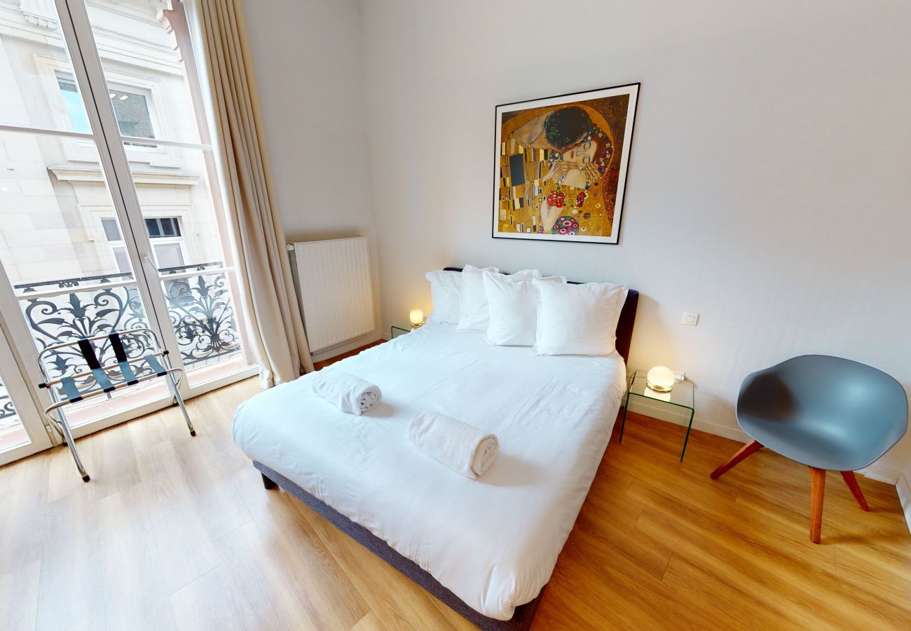 Ferienwohnung in Strasbourg - bleu mesange 90m2 city center 2br 2bth