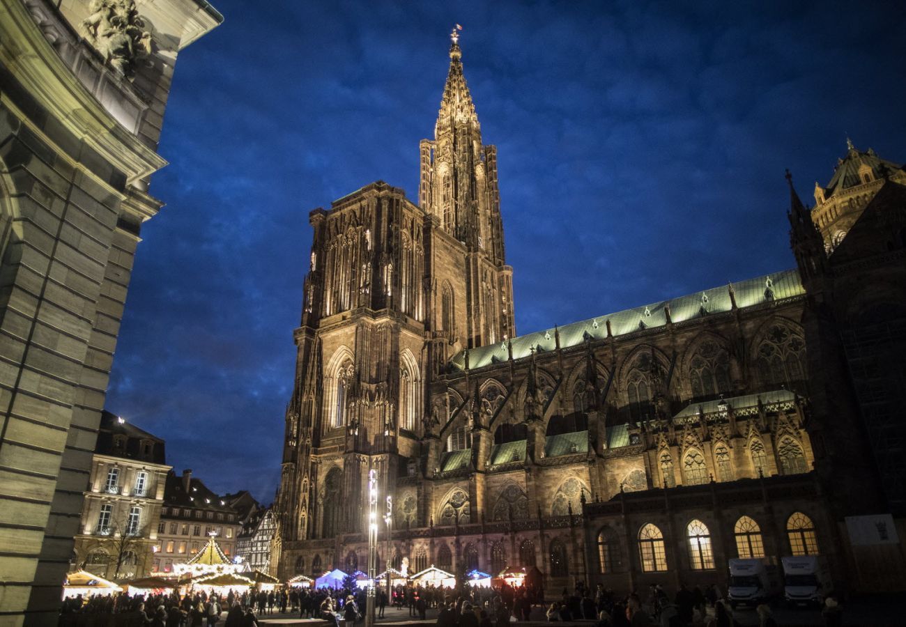 Ferienwohnung in Strasbourg - petit tonnelet cathedrale city center  up to 3