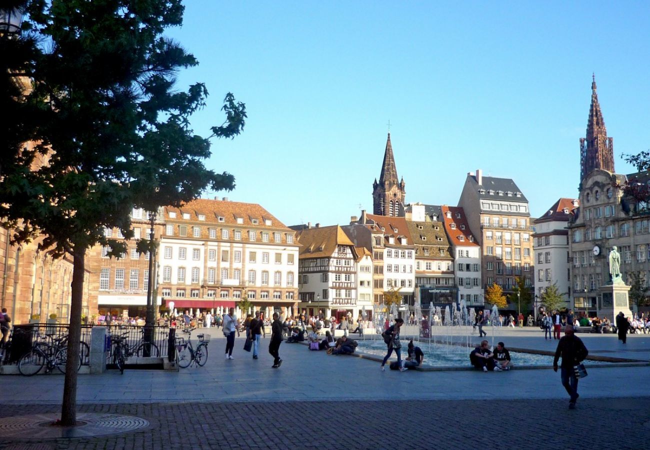 Ferienwohnung in Strasbourg - petit tonnelet cathedrale city center  up to 3