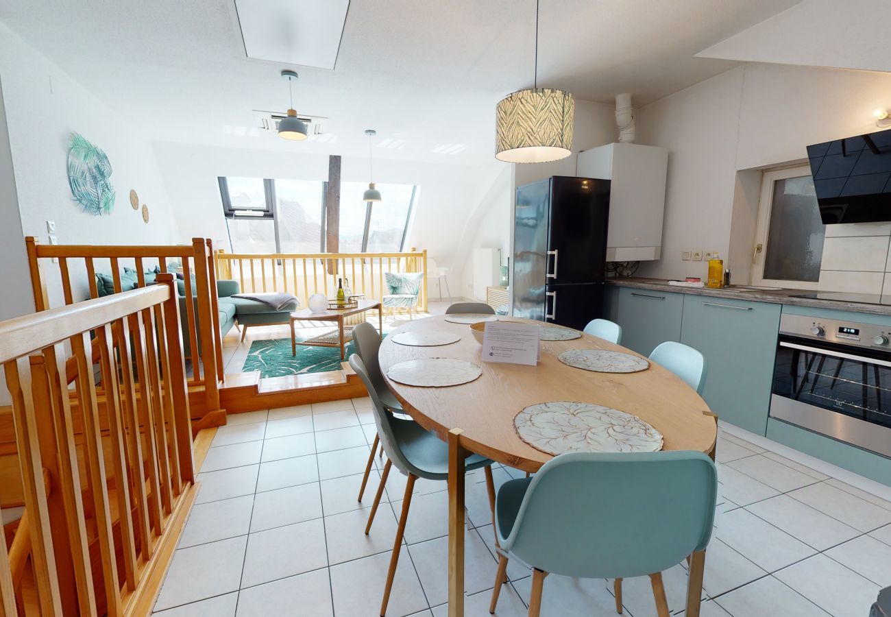 Ferienwohnung in Colmar - duplex des dominicains 1 free parking    3br