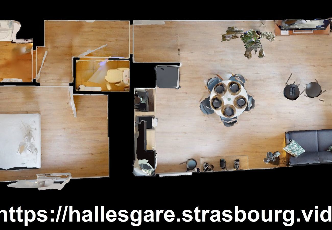 Ferienwohnung in Strasbourg - hallesgare 1 free parking up to 4