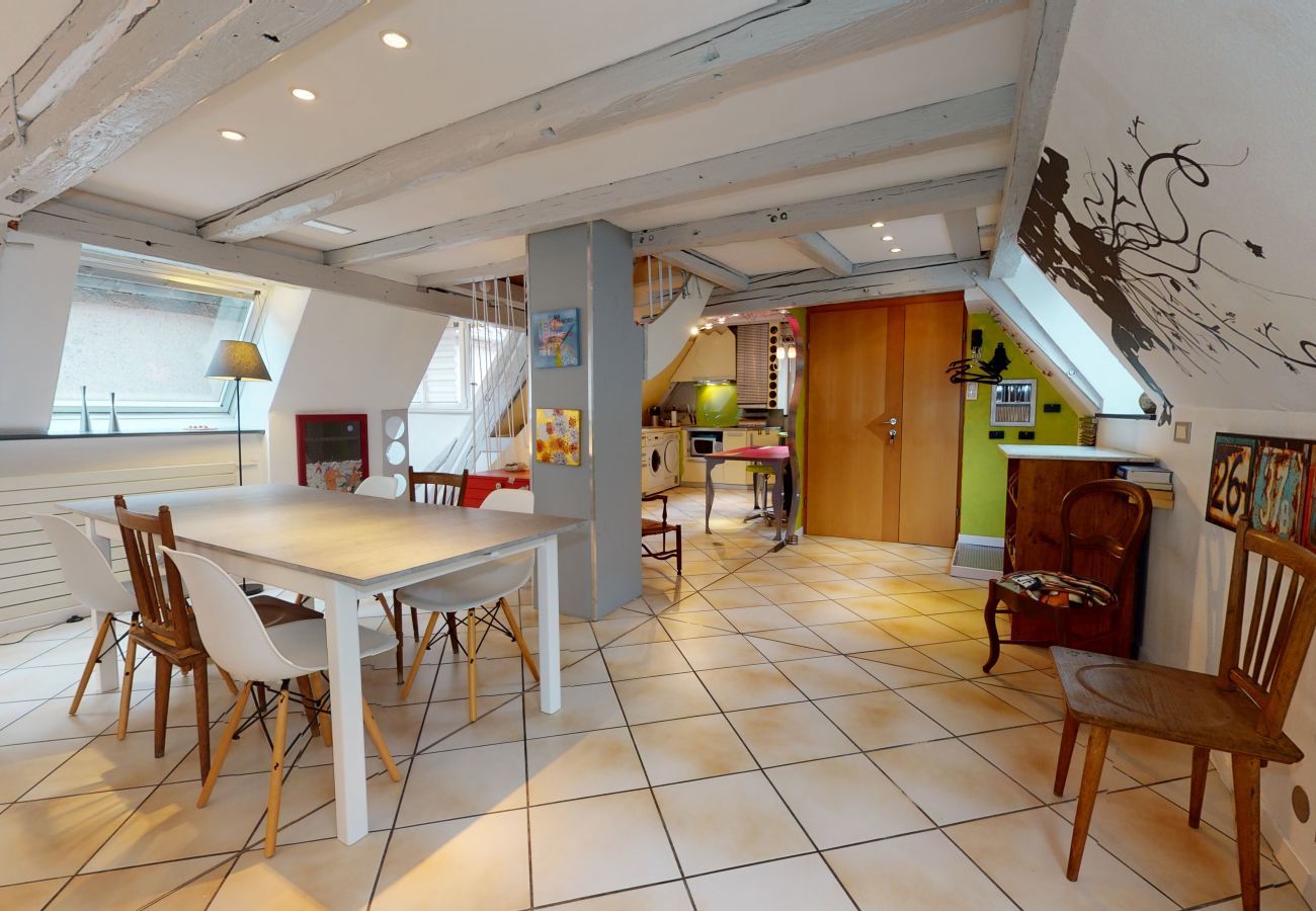 Ferienwohnung in Colmar - Gîte Histoire de Changer *** 120m² 2br up to 8