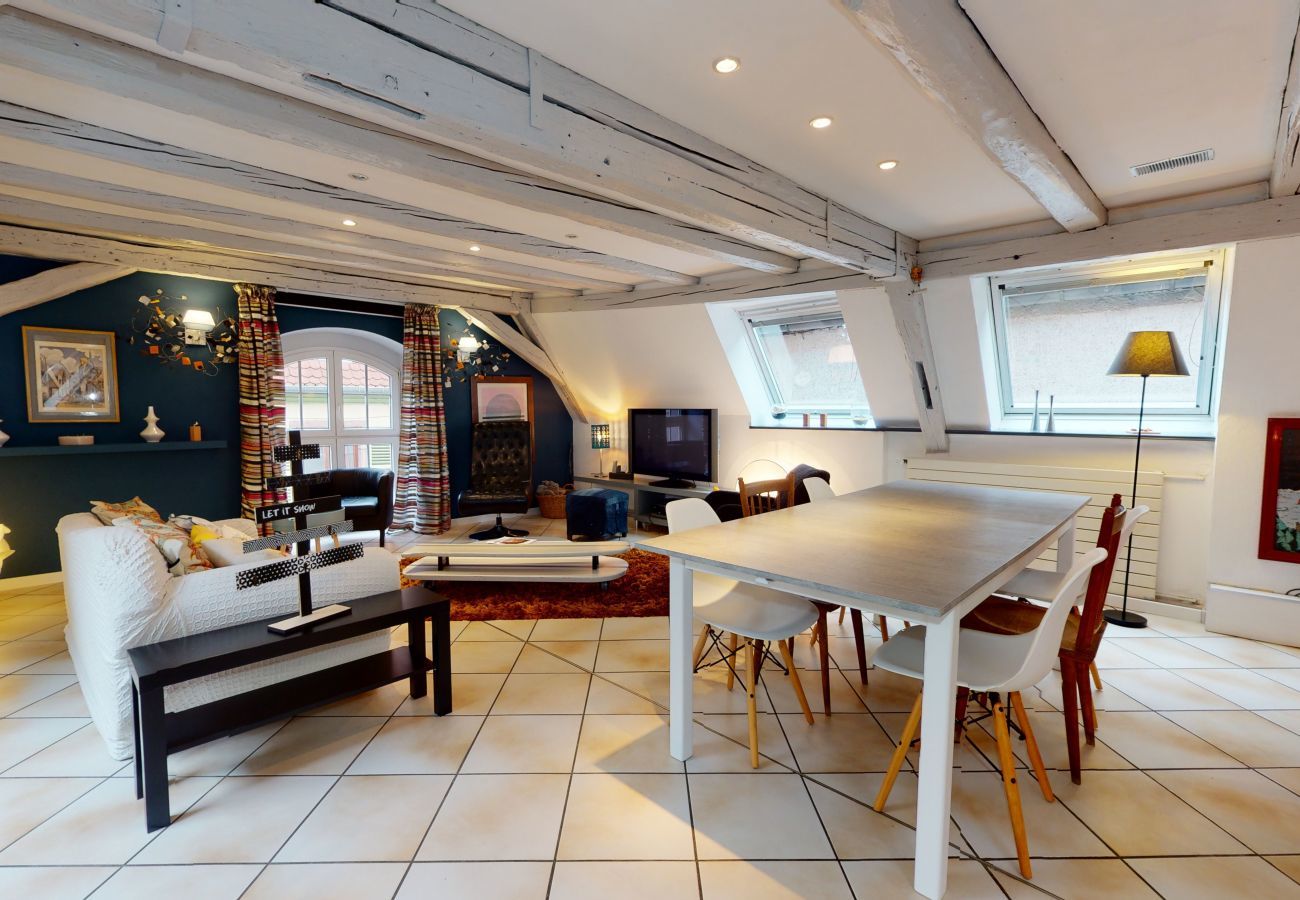 Ferienwohnung in Colmar - Gîte Histoire de Changer *** 120m² 2br up to 8