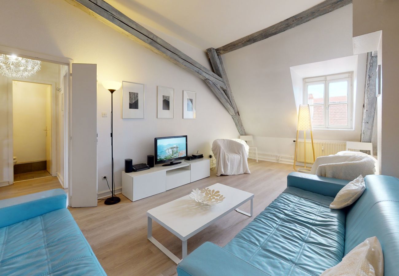 Ferienwohnung in Colmar - tel un songe blanc 73m2         2br