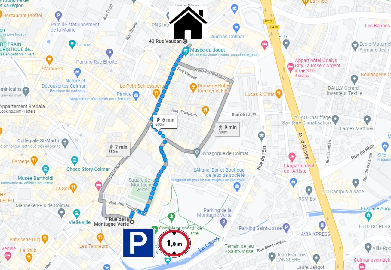 Ferienwohnung in Colmar - petite venise dream 1 free parking netflix 2br