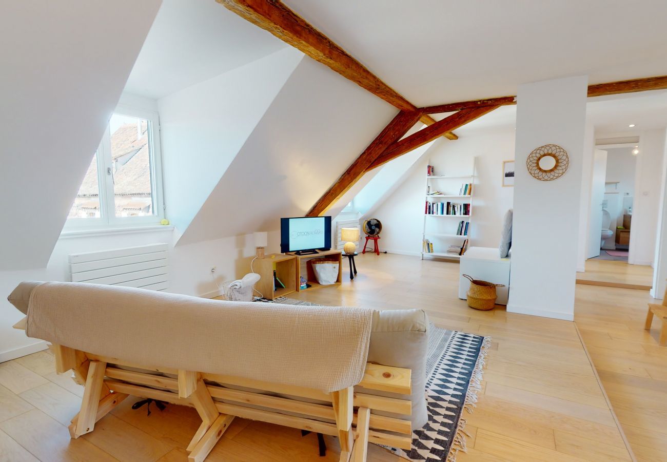Ferienwohnung in Colmar - Gite Là Haut 1 free parking colmar centre 2br