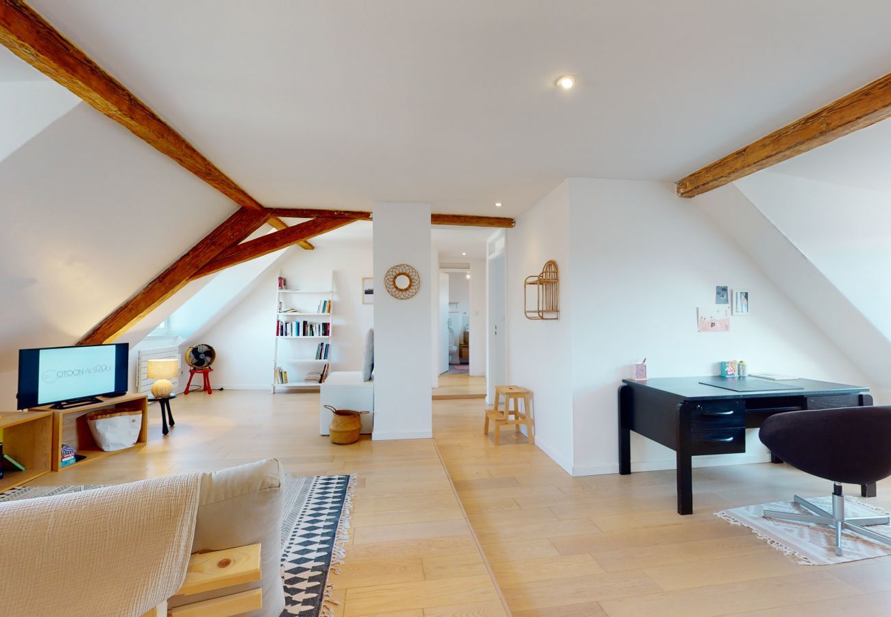Ferienwohnung in Colmar - Gite Là Haut 1 free parking colmar centre 2br