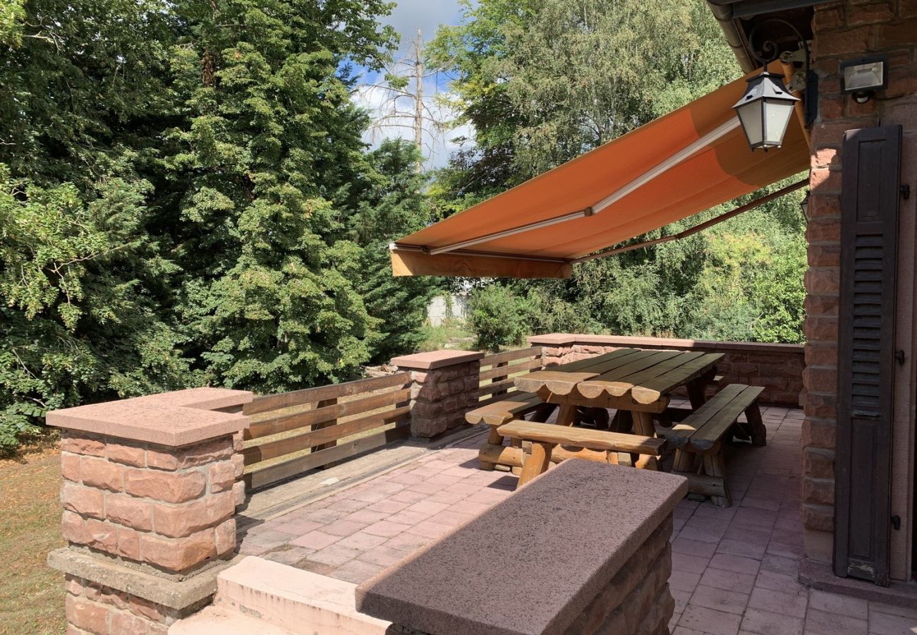 Ferienhaus in La Walck - Villa familiale - Piscine, Tennis & Parc privé