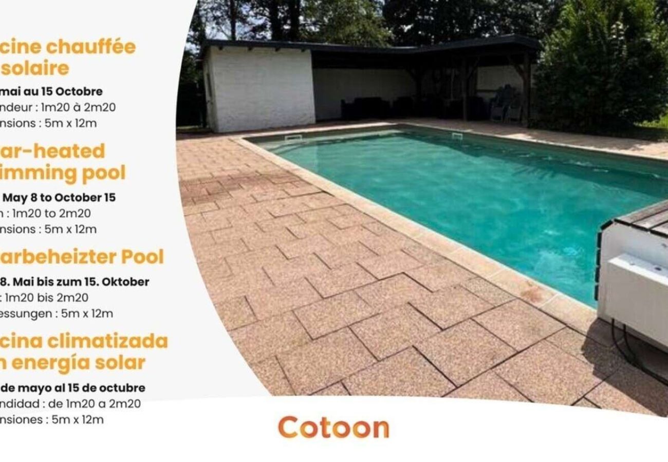 Ferienhaus in La Walck - Villa familiale - Piscine, Tennis & Parc privé