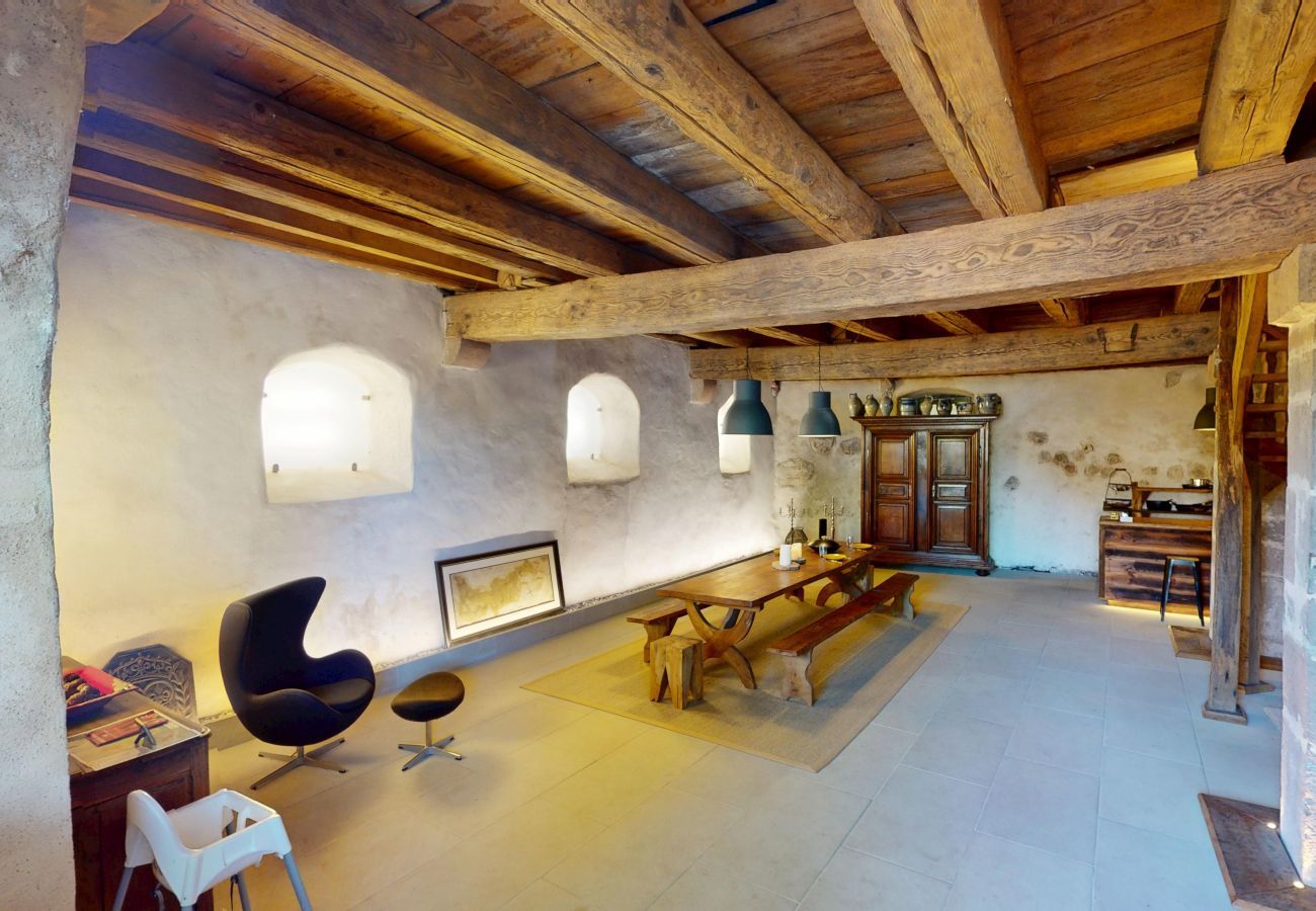 Ferienwohnung in Andlau - Jardin de l'Abbaye demeure de charme 4adults 2kids