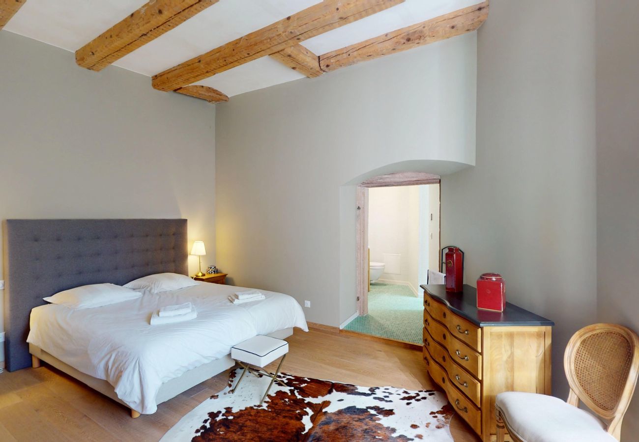 Ferienwohnung in Andlau - Jardin de l'Abbaye demeure de charme 4adults 2kids
