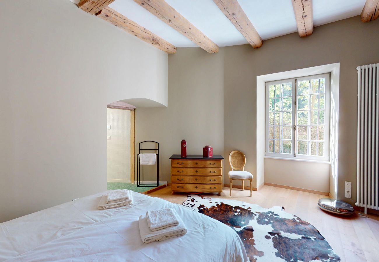 Ferienwohnung in Andlau - Jardin de l'Abbaye demeure de charme 4adults 2kids