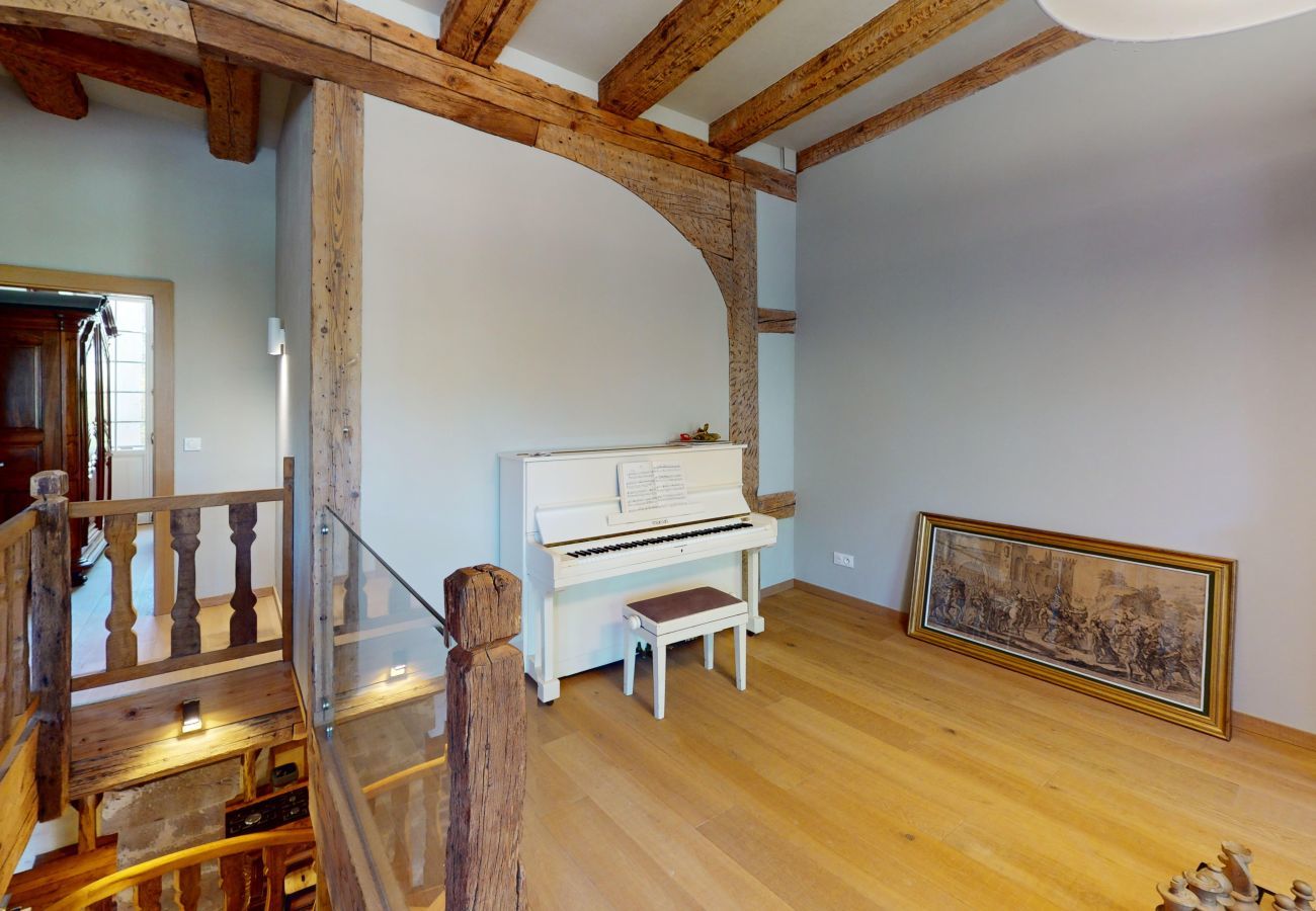 Ferienwohnung in Andlau - Jardin de l'Abbaye demeure de charme 4adults 2kids
