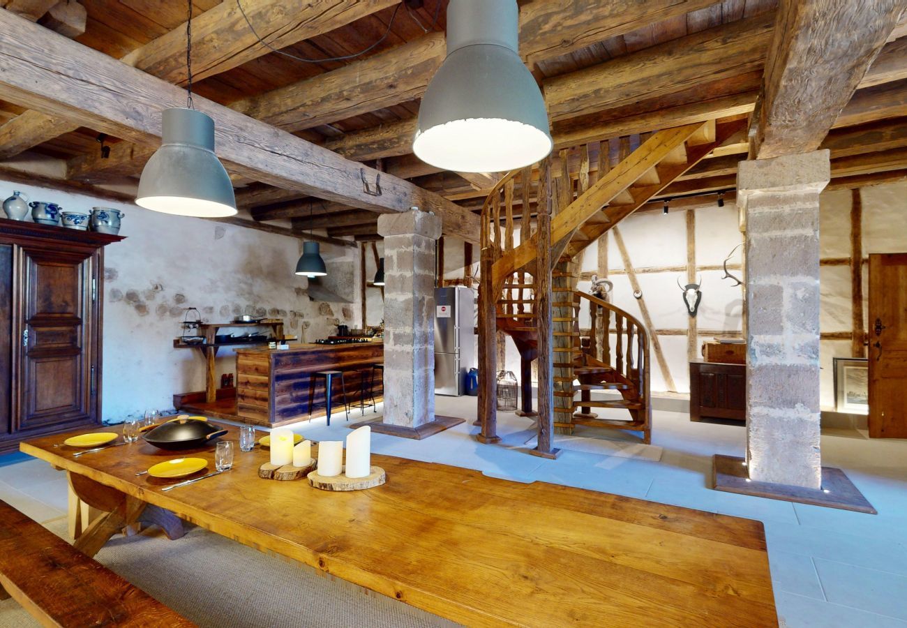 Ferienwohnung in Andlau - Jardin de l'Abbaye demeure de charme 4adults 2kids