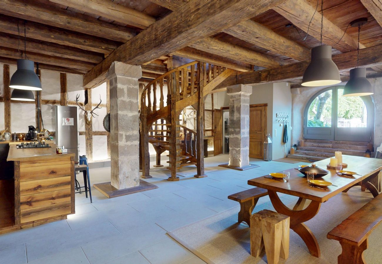 Ferienwohnung in Andlau - Jardin de l'Abbaye demeure de charme 4adults 2kids