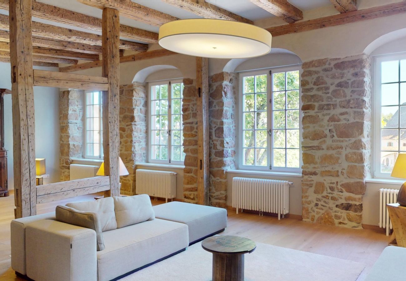 Ferienwohnung in Andlau - Jardin de l'Abbaye demeure de charme 4adults 2kids