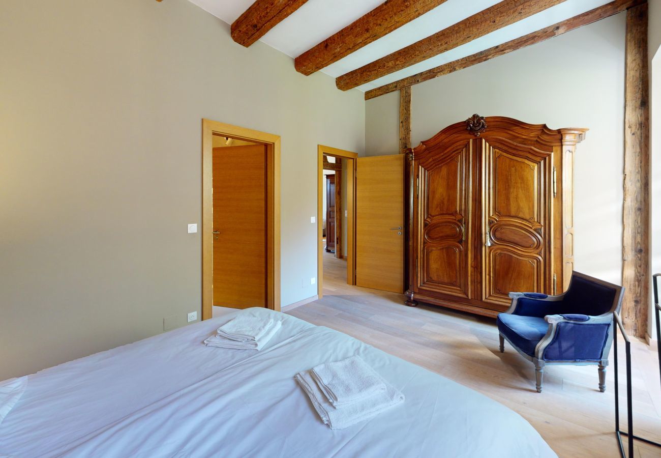 Ferienwohnung in Andlau - Jardin de l'Abbaye demeure de charme 4adults 2kids