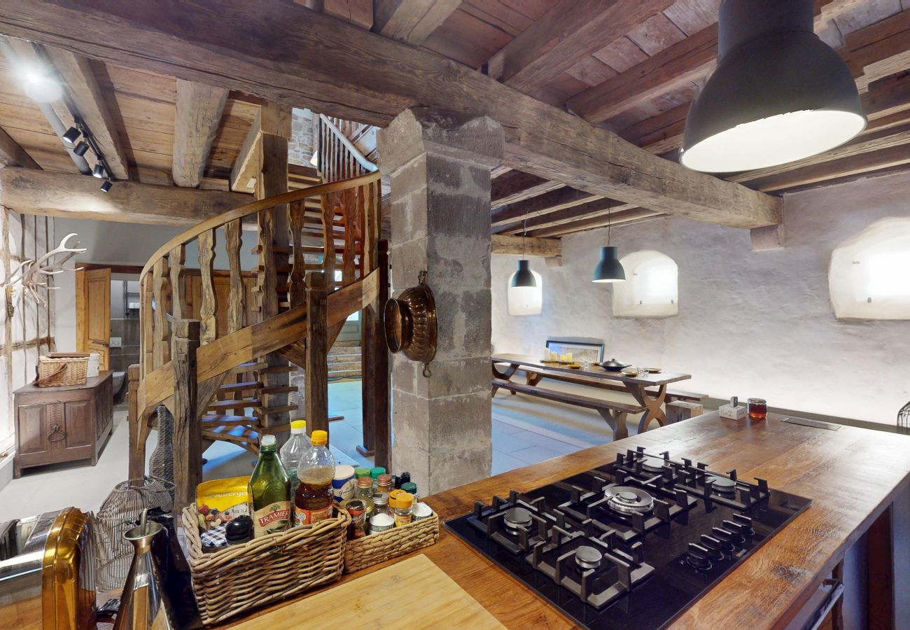 Ferienwohnung in Andlau - Jardin de l'Abbaye demeure de charme 4adults 2kids