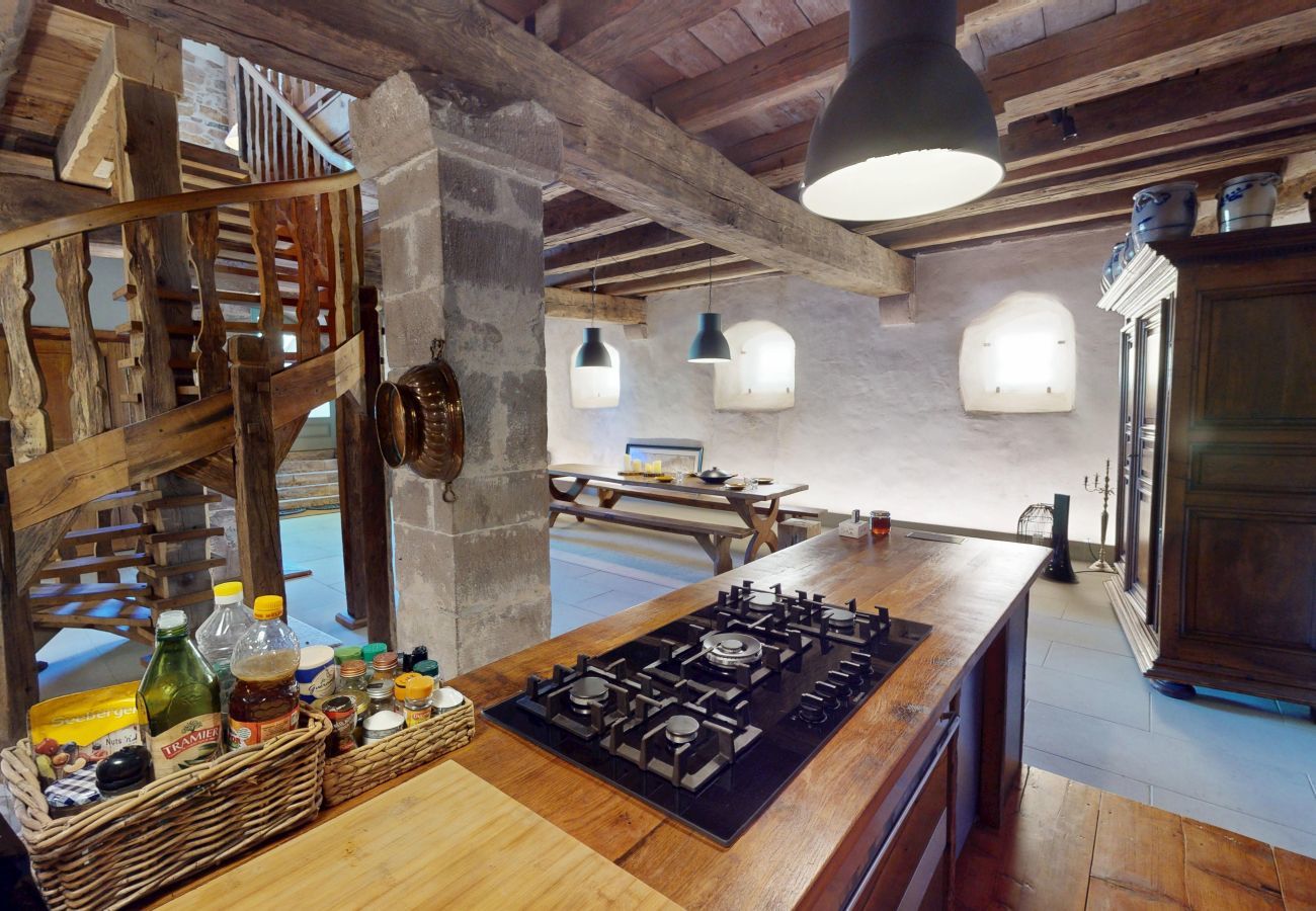 Ferienwohnung in Andlau - Jardin de l'Abbaye demeure de charme 4adults 2kids
