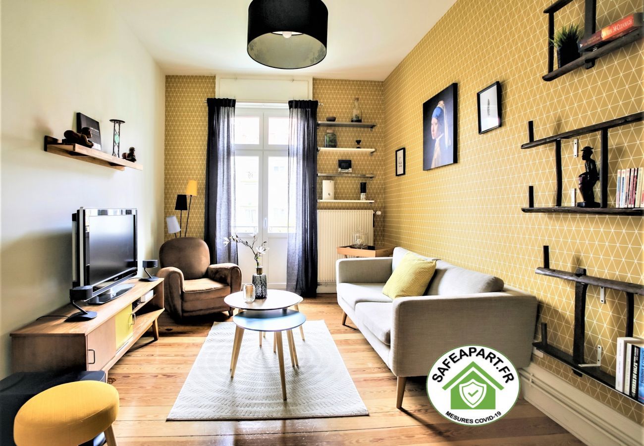 Apartment in Strasbourg - Leblois ***  78m² Grande cuisine 2br 2bth
