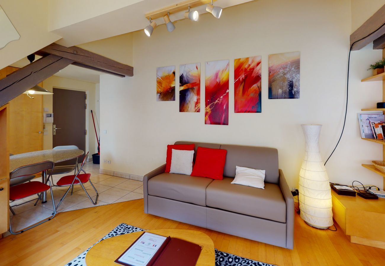 Studio in Strasbourg - loft pelletiers city center up to 4