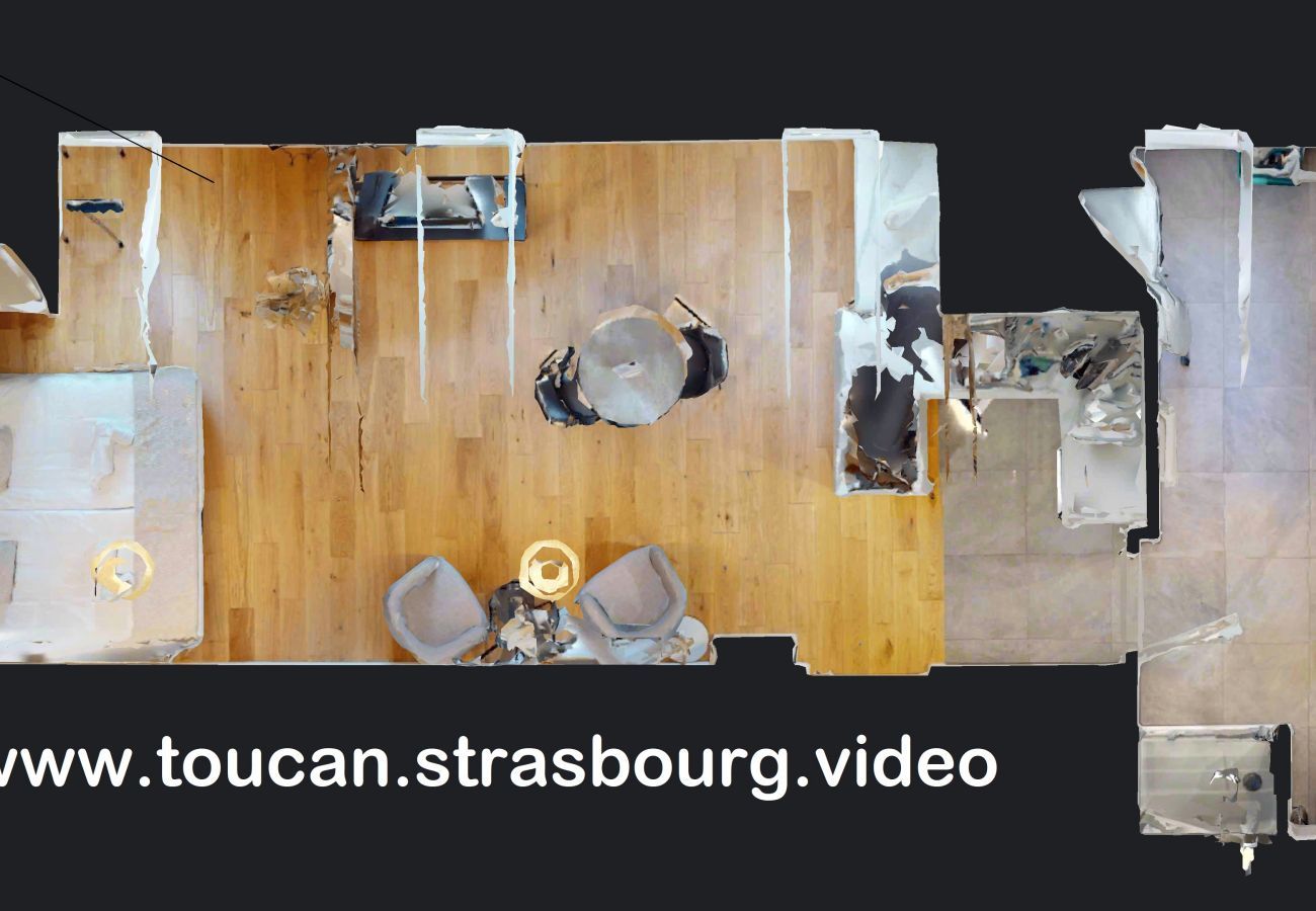 Studio in Strasbourg - studio toucan city center  up to 2