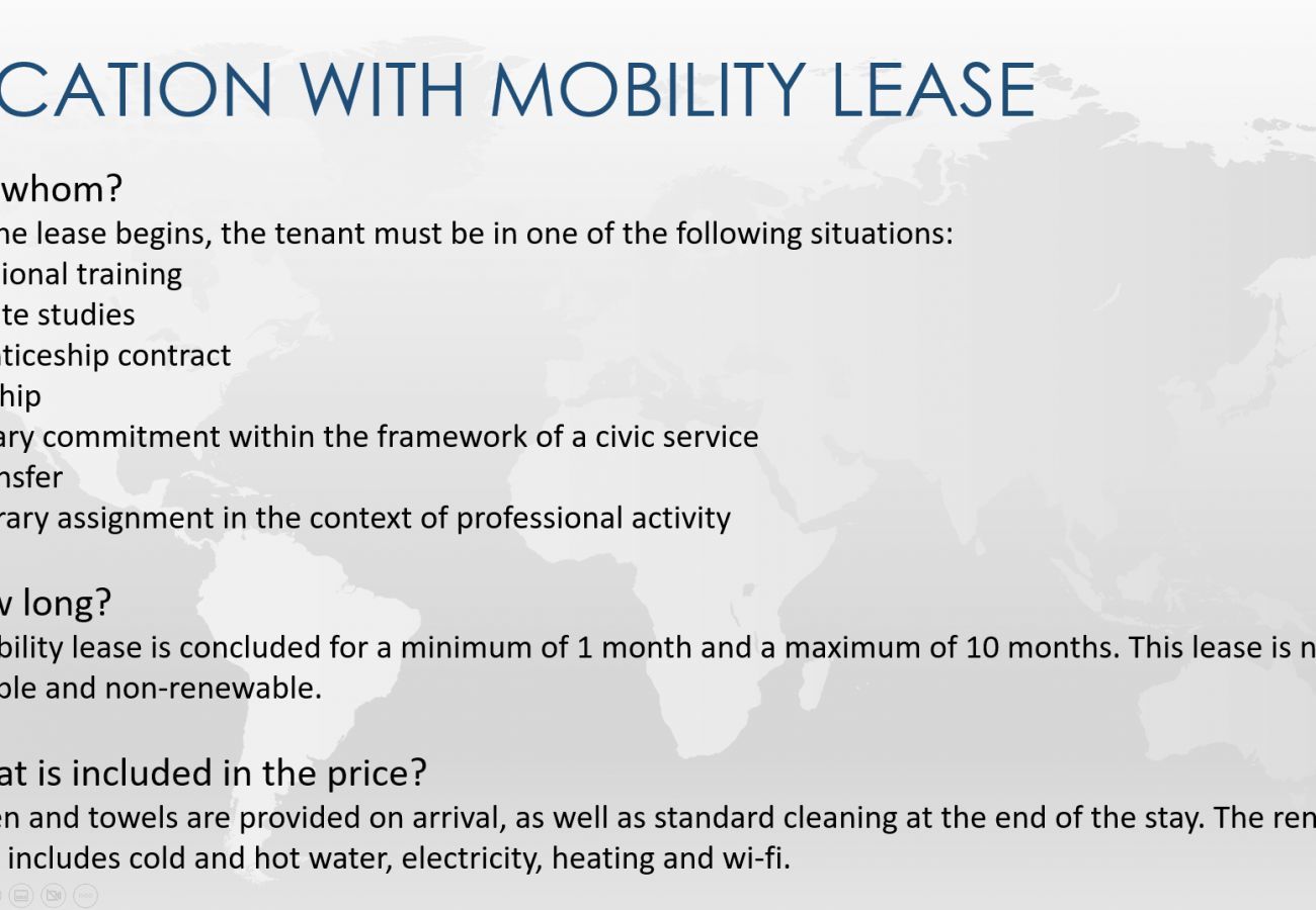 Estudio en Strasbourg - Studio Hotel des Postes Bail mobilité