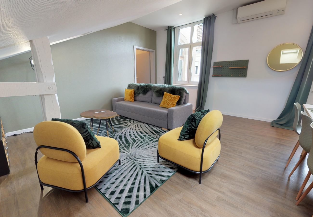 Appartement à Colmar - L'Entêté clim hypercentre 5 à 7 personnes