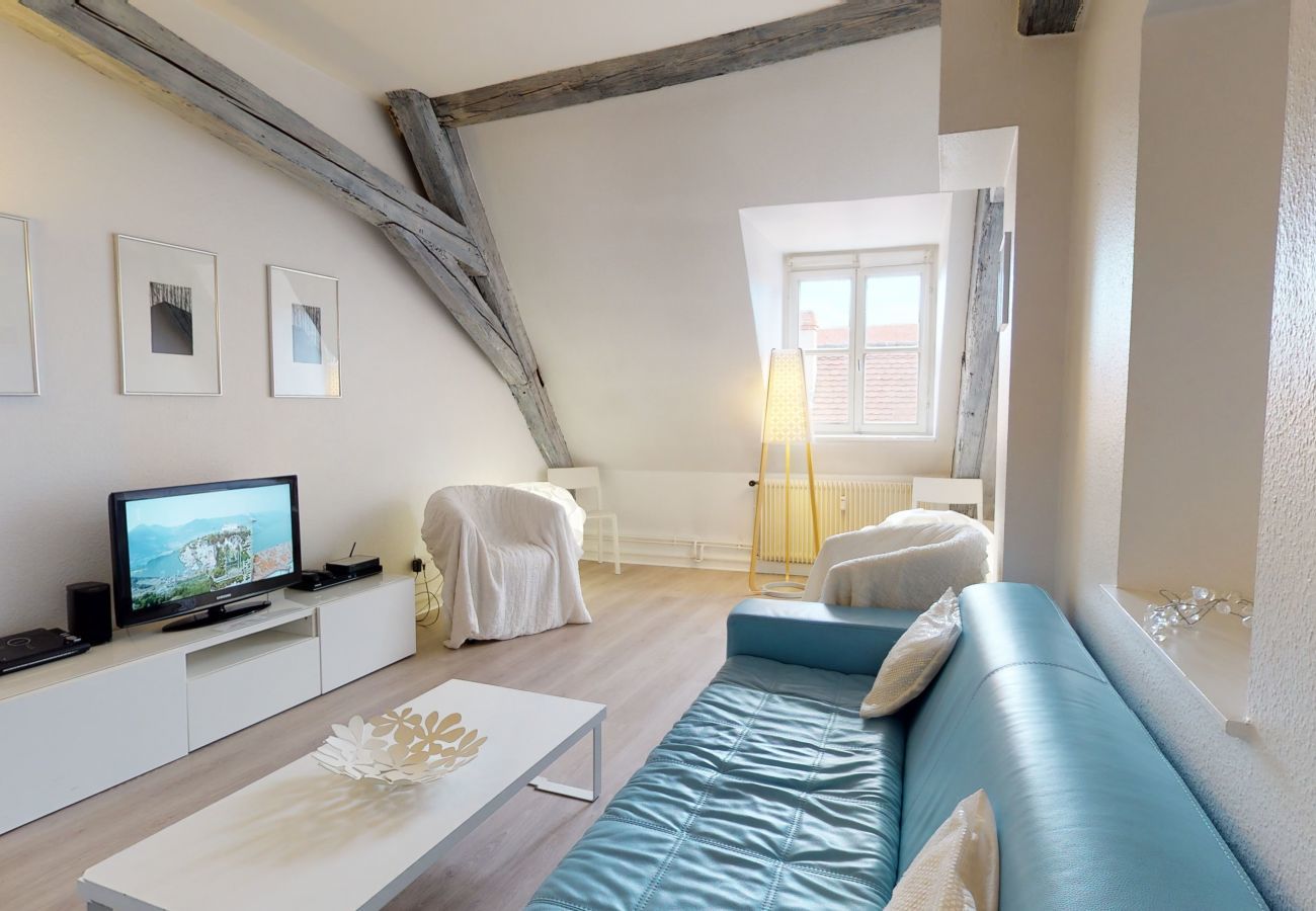 Appartement à Colmar - tel un songe blanc 73m2         2br