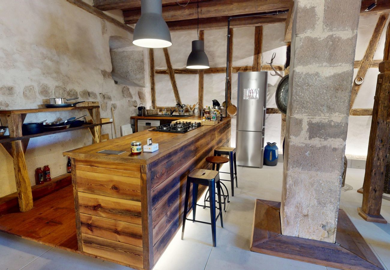 Appartement à Andlau - Jardin de l'Abbaye demeure de charme 4adults 2kids