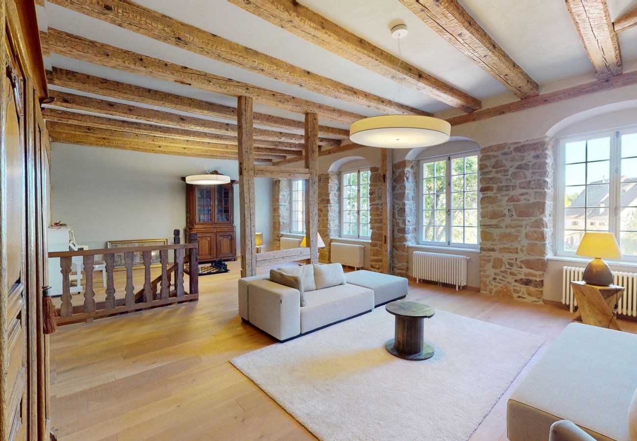 Appartement à Andlau - Jardin de l'Abbaye demeure de charme 4adults 2kids