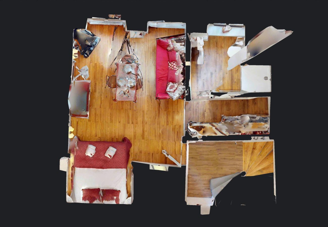 工作室 在 Colmar - l appartement turenne with access to lounge