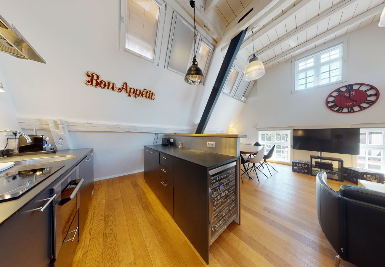 公寓 在 Strasbourg - lohkas triplex loft  petite france 2br 2bth